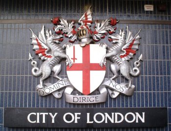 The City of London crest. (c) FreeFoto.com